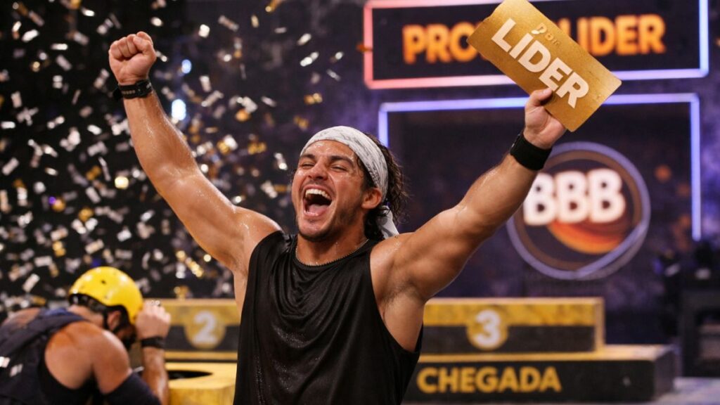 vitoria prova do lider bbb comemoracao