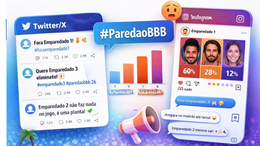 evolucao rejeicao participante bbb semana paredao