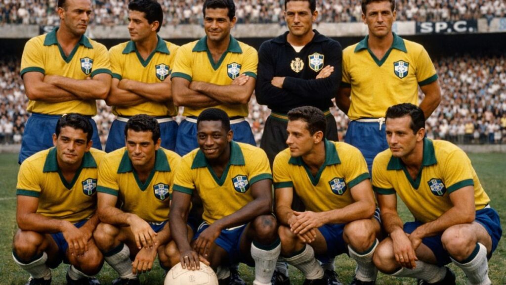 primeira camisa amarela seleção brasileira 1954"