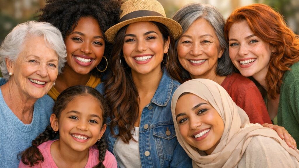 diversidade feminina celebração dia da mulher