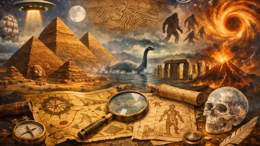 "mistérios históricos e fenômenos inexplicáveis no mundo"