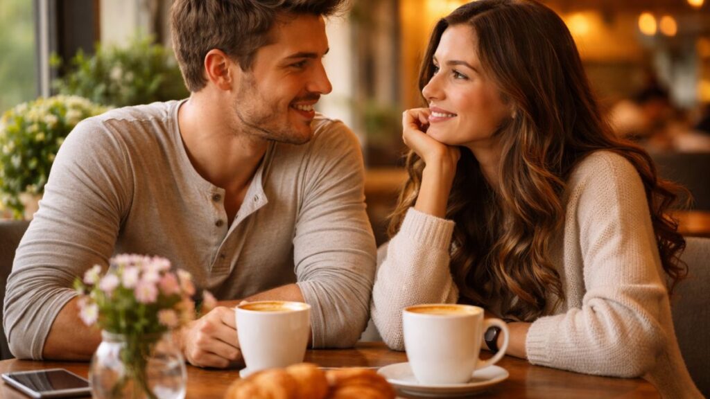 casal conversando felicidade relacionamento saudável"