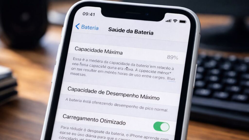 saude bateria iphone 11 porcentagem
