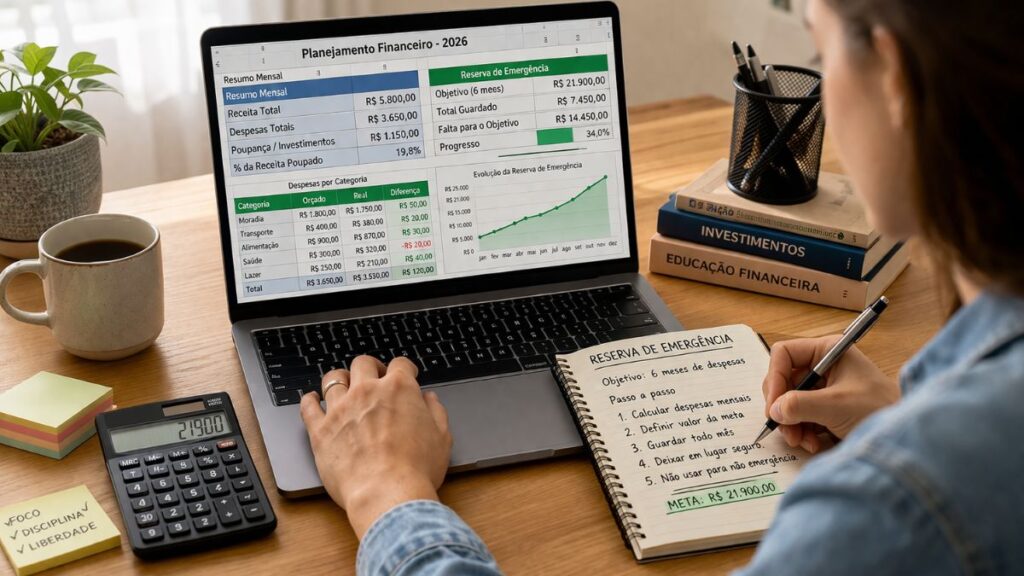 Tenha uma reserva de emergência