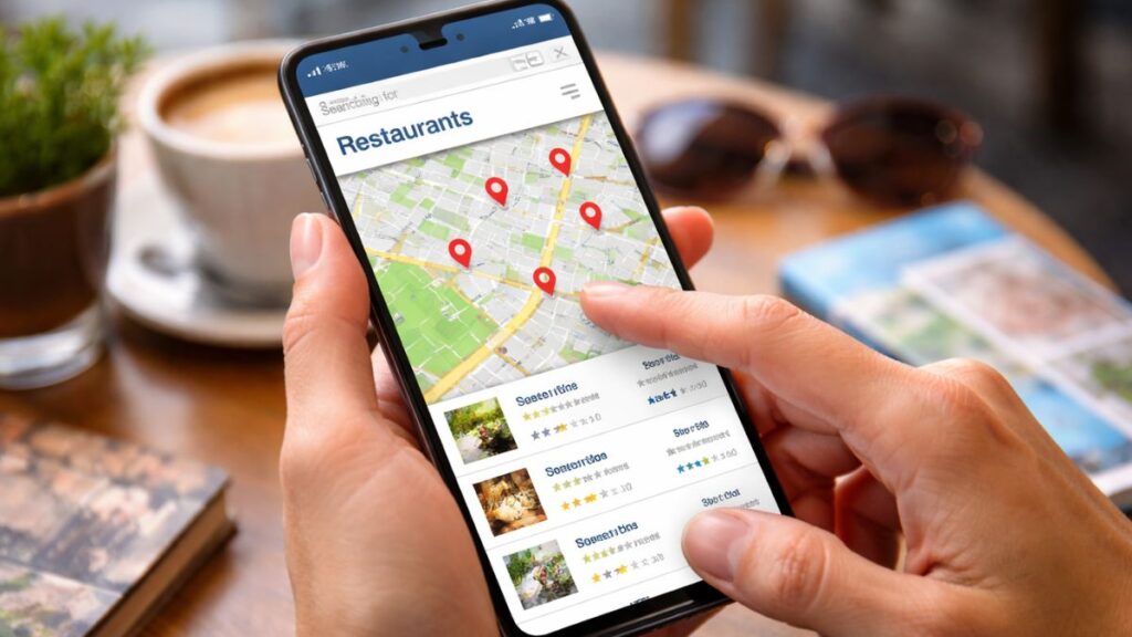 planejamento alimentação viagem econômica celular mapa*