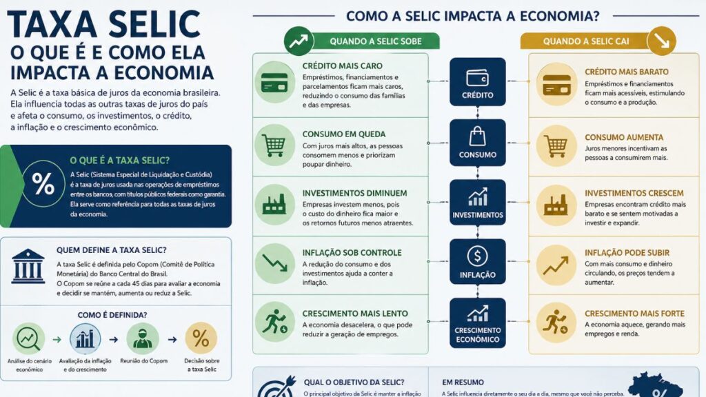 o que é taxa selic explicação economia brasileira