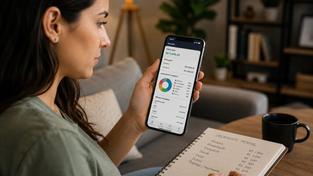 Como Sair das Dívidas Rápido: Guia Completo e Realista 3 controle financeiro pessoal no aplicativo