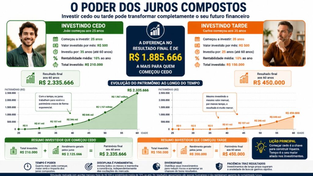 comparacao juros compostos aposentadoria