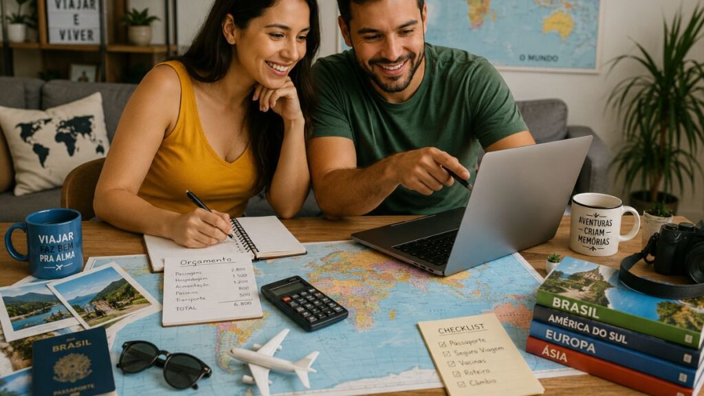 planejamento viagem econômica casal brasileiro