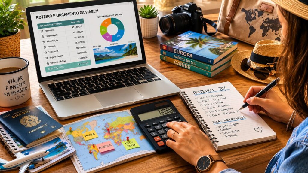 planejamento financeiro viagem férias economia